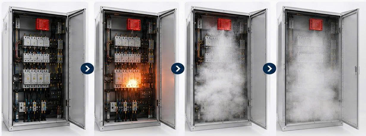 Hệ Thống Chữa Cháy Tự Động Cho Tủ Điện Công Nghiệp | MQTek